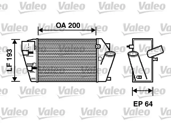 Ψυγείο αέρα υπερπλήρωσης AUDI A4 2005 - 2008 ( 8E )( 8H ) 817870